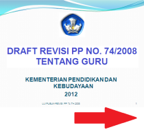 Draft Revisi PP 74 Tahun 2008